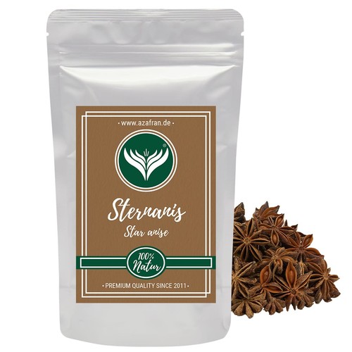 Sternanis ganz 250g ganze - sternanis, –