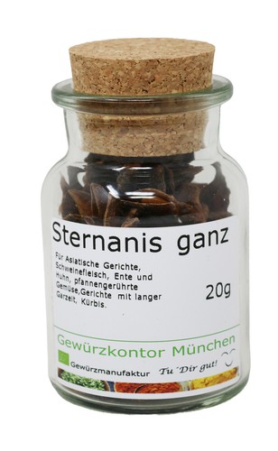 Sternanis ganz 20g glas - sternanis,