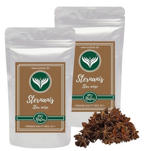 Sternanis ganz 500g ganze - sternanis,