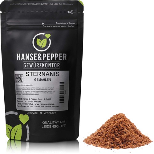 100g sternanis gemahlen - sternanis,